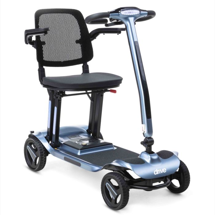 Drive Aero MG Folding Mobility Scooter in Cobalt