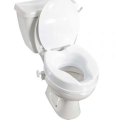 Basic Raised Toilet Seat with Lid