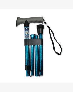 Gel Handle Folding Walking Stick