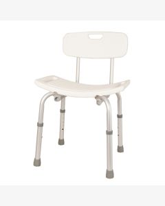 Contour Shower Stool with Backrest