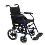 Dash Stowaway wheelchair unfolded in blue